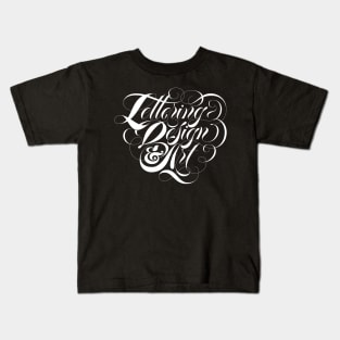 Lettering Design And Art Kids T-Shirt